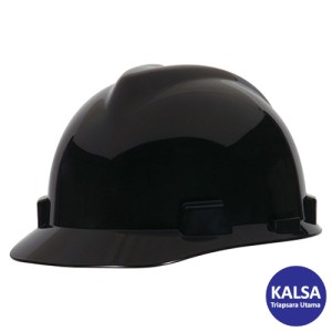 MSA Staz On V-Gard Caps Black Head Protection