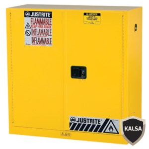 Justrite 893000 Yellow Industrial Safety Cabinet Sure Grip X