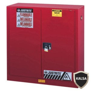 Justrite 893021 Red Industrial Safety Cabinet