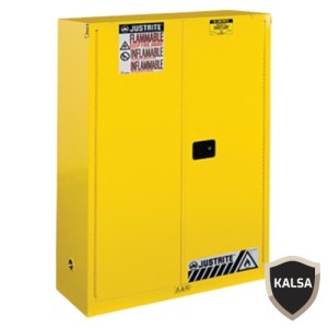Justrite 894520 Yellow Industrial Safety Cabinet