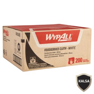 Kimberly Clark 06053 1/4 Fold WypAll Foodservice Cloths Reusable Wipes