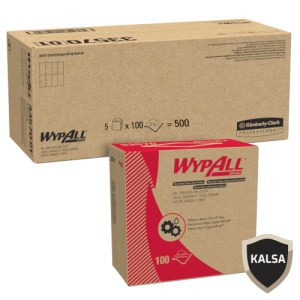 Kimberly Clark 33570 WypAll Pop-Up Box Oil Grease and Ink Cloths Dry Wipes