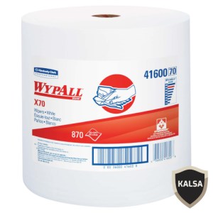 Kimberly Clark 41600 WypAll X70 Jumbo Roll Cloths Reusable Wipes