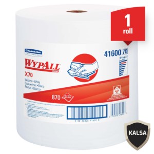 Kimberly Clark 41600 WypAll X70 Jumbo Roll Cloths Reusable Wipes