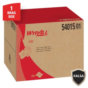 Kimberly Clark 54015 WypAll X60 Brag Box Cloths Reusable Wipes