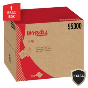 Kimberly Clark 55300 WypAll X70 Brag Box Cloths Reusable Wipes