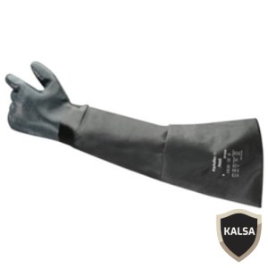 Ansell AlphaTec 19-026 Chemical and Heat Resistant Glove, Neoprene Coated with Thermal Liner Glove