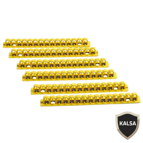 Engineering Lock Rail 051260 Yellow Ez Panel Loc Lock Rails Brady - PT. KALSA Triapsara Utama