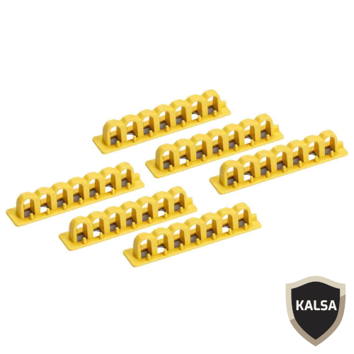 Engineering Lock Rail 065814 Yellow Ez Panel Loc Lock Rails Brady - PT. KALSA Triapsara Utama