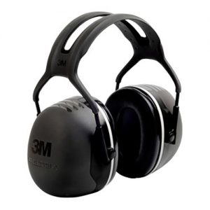 3M X5A Peltor X Series Ear Muffs Black Hearing Protection
