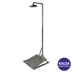 CIG 21CIG15028500 Galvanised and Painted Pedestal Mounted with Mini Panel Eye Wash