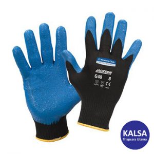 Kimberly Clark 40227 G40 Size L Jackson Safety Nitrile Foam Coated Glove